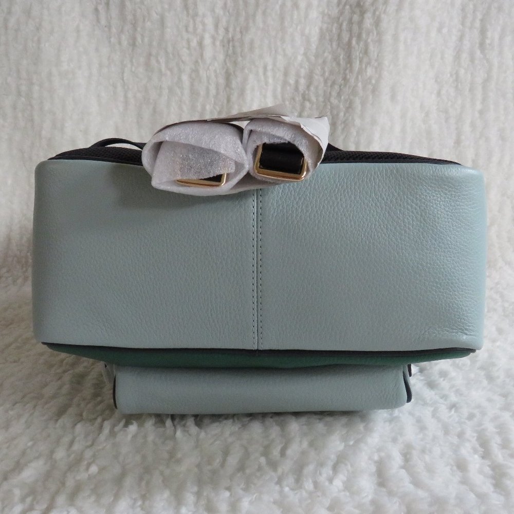Coach Colorblock Court Backpack (Green/Light Teal) - Picture 4 of 6